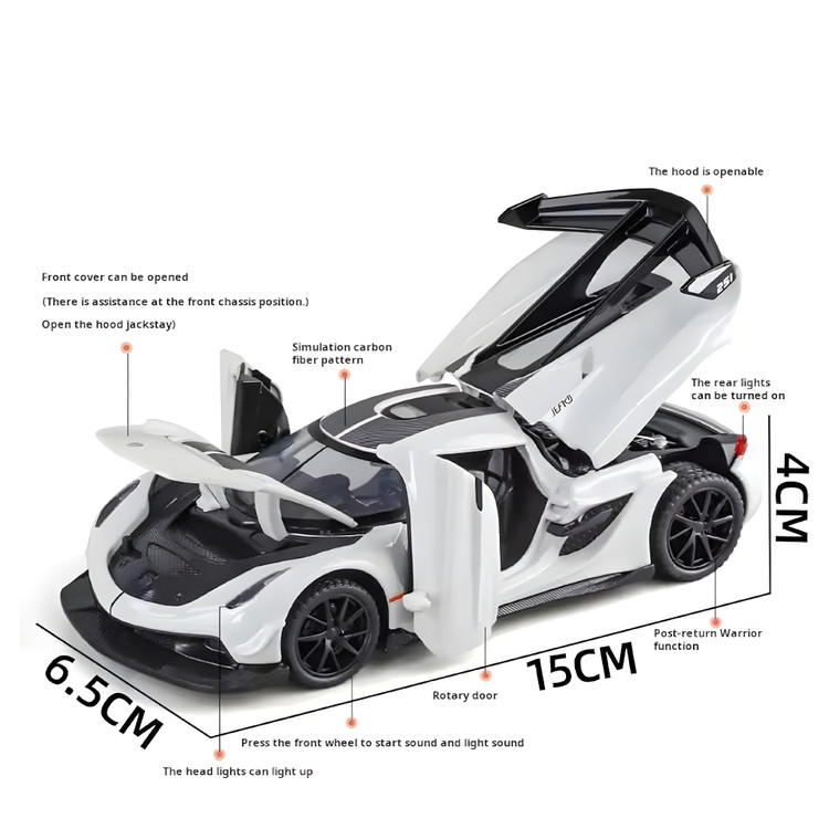 ماکت ماشین عقبکش فلزی Koenigsegg JESKO کد CZ163A