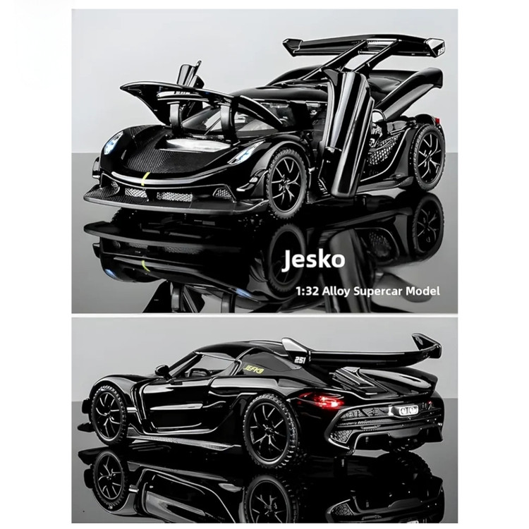 ماکت ماشین عقبکش فلزی Koenigsegg JESKO کد CZ163A
