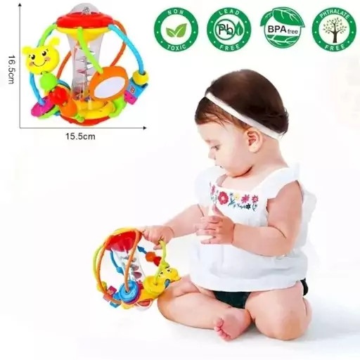 اسباب بازی جغجغه طرح چرخ و فلک برند هولا کد 929