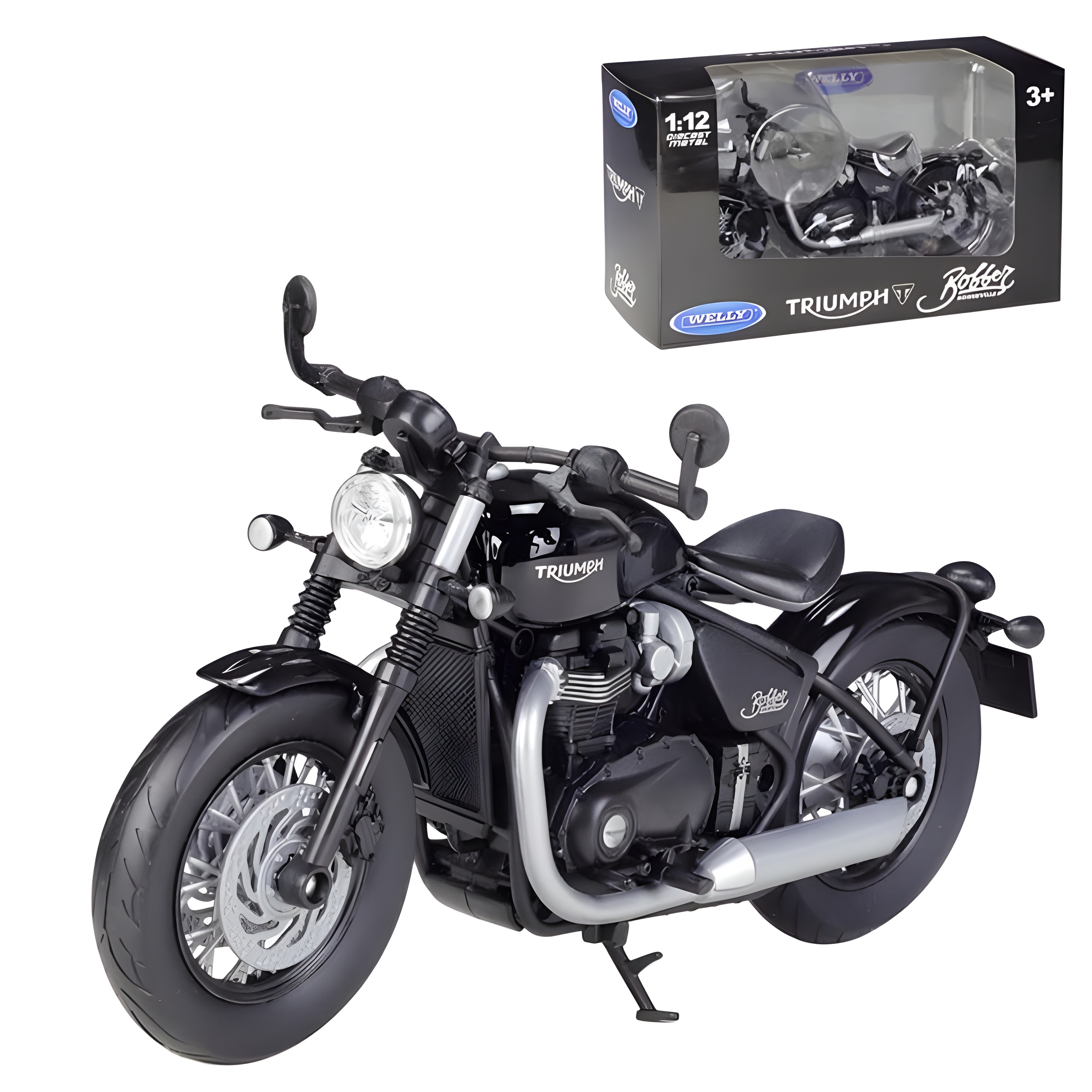 ماکت موتور triumph برند WELLY مقیاس ۱:۱۲