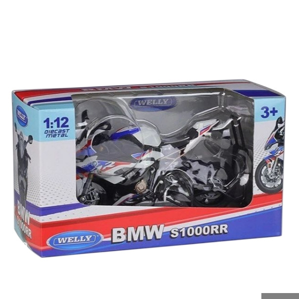 ماکت موتور BMW S1000RR برند WELLY مقیاس ۱:۱۲