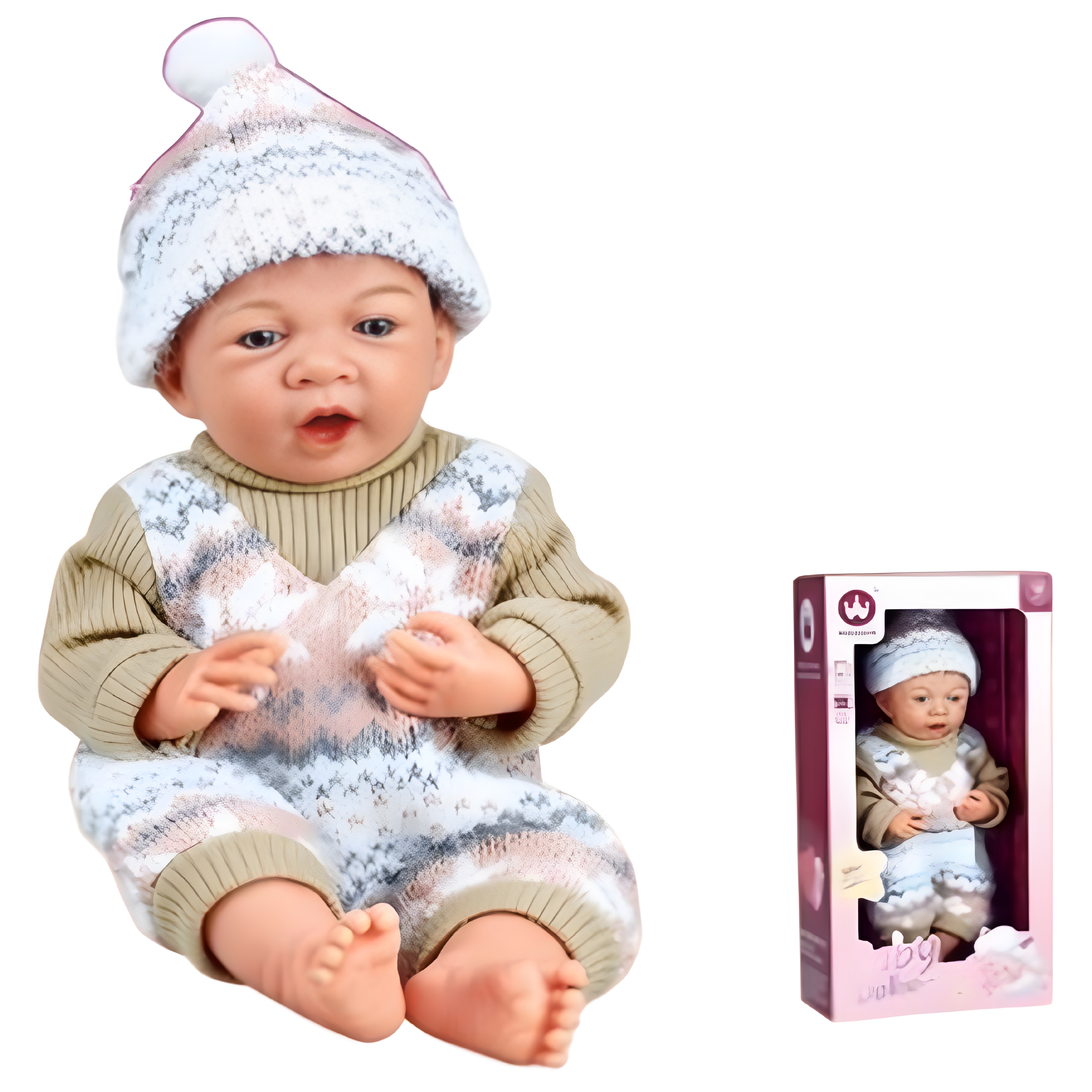 عروسک نوزاد اورجینال بدن گوشتی کد 10-14