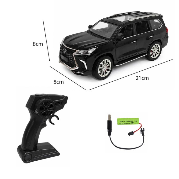 ماشین فلزی لکسوس Lx570 کنترلی مقیاس ۱:۲۴ برند چهژی