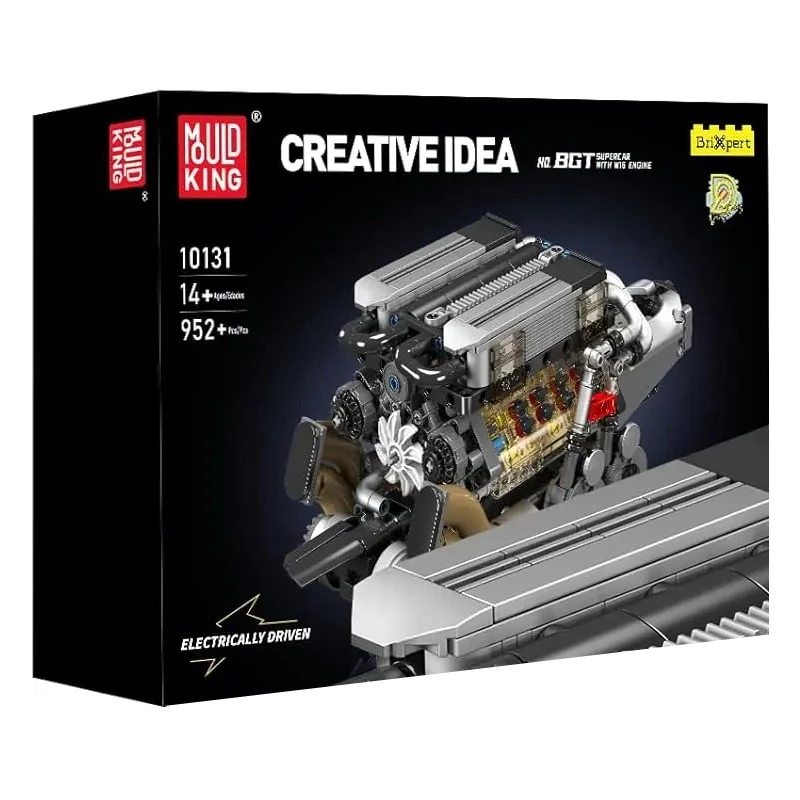 لگو ساختنی موتور engine v8 برند مولدکینگ 955 قطعه کد 10131