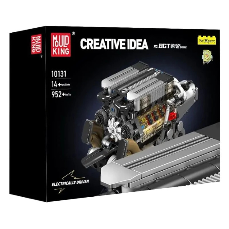 لگو ساختنی موتور engine v8 برند مولدکینگ 955 قطعه کد 10131