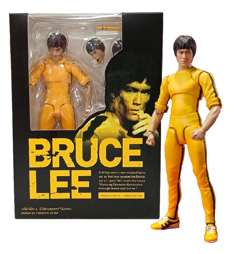 اکشن فیگور بروسلی Bruce Lee برند SHF ارتفاع 14 سانت