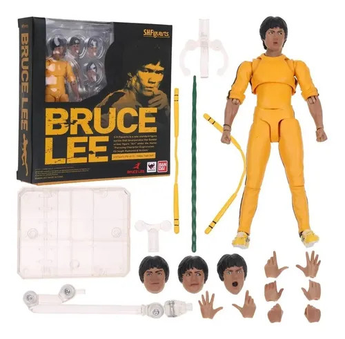 اکشن فیگور بروسلی Bruce Lee برند SHF ارتفاع 14 سانت