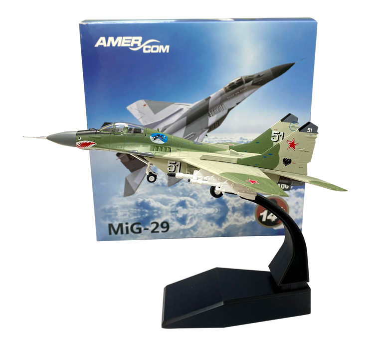 ماکت هوایپما MiG29 جعبهدار فلزی اسکیل ۱/۱۰۰