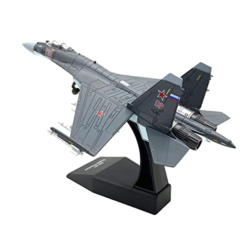 ماکت هواپیما (Grey)Su 35 جعبه‌دار و فلزی اسکیل ۱/۱۰۰