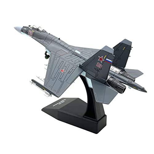 ماکت هواپیما (Grey)Su 35 جعبهدار و فلزی اسکیل ۱/۱۰۰