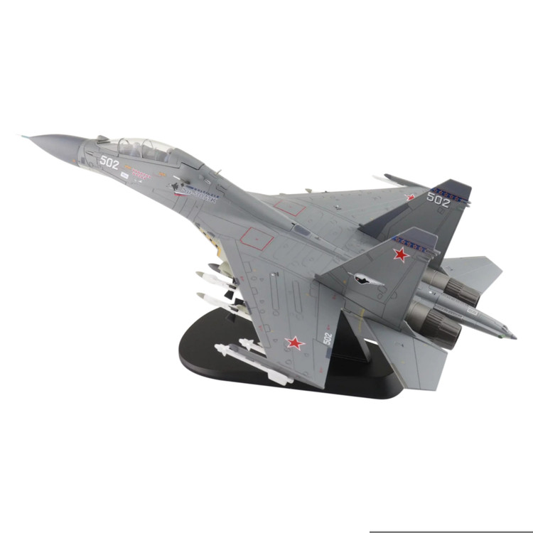 ماکت هواپیما (Grey)Su 35 جعبهدار و فلزی اسکیل ۱/۱۰۰