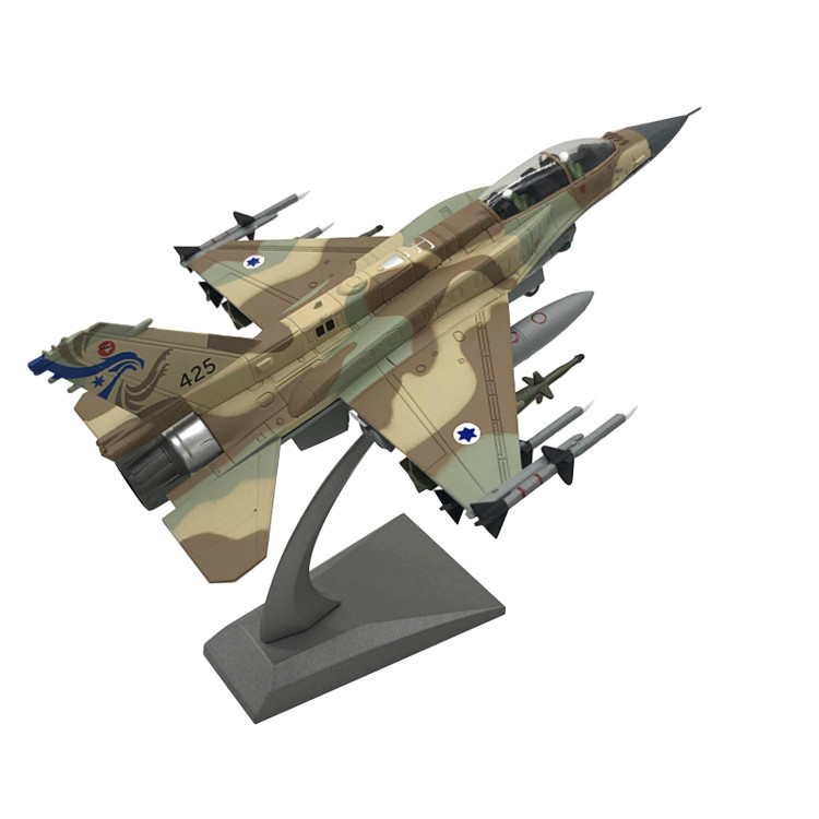 ماکت هواپیما F16 I جعبهدار و فلزی اسکیل ۱/72