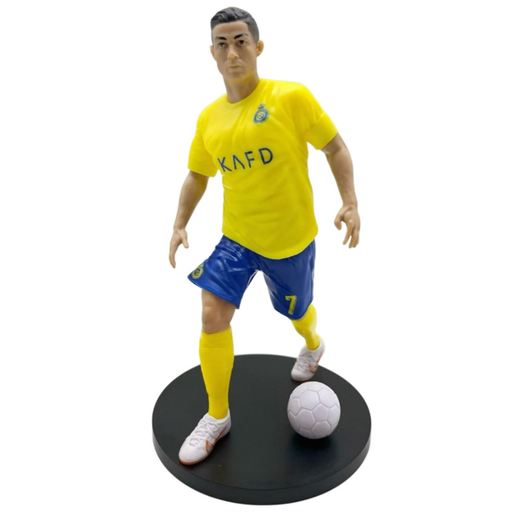 فیگور رونالدو با لباس النصر و پایه نگهدارنده و توپ ارتفاع 18cm کد 3808
