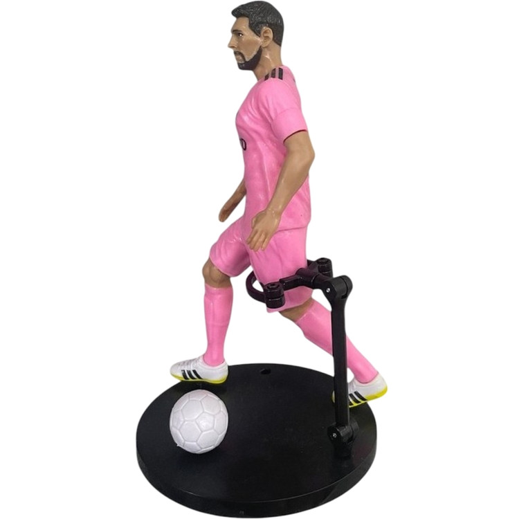 فیگور مسی با لباس میامی و پایه نگهدارنده و توپ ارتفاع 19 cm کد 3810