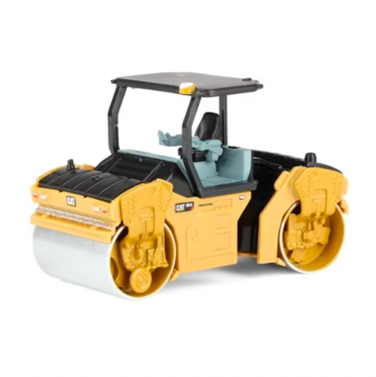 ماکت غلتک ارتعاشی پشت سر هم فلزی اورجینال برند cat مقیاس ۱:۶۴ کد 84641cs