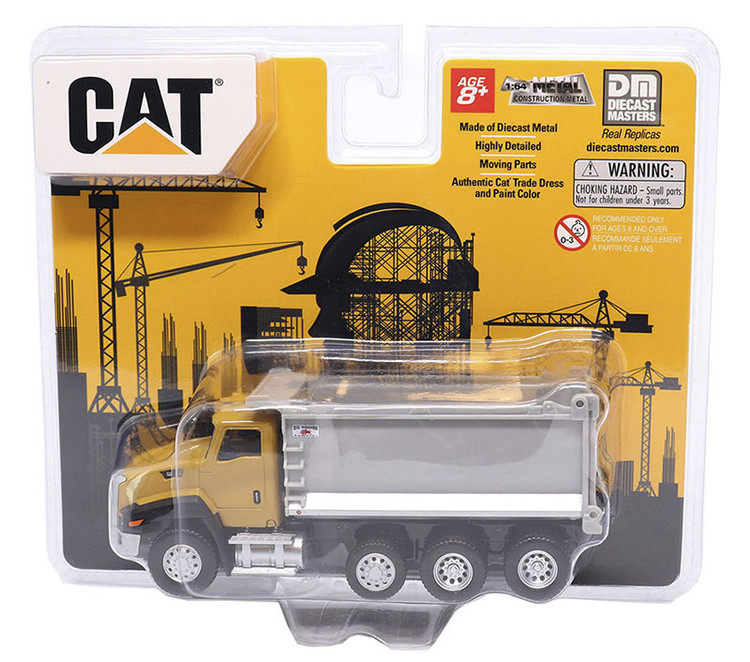 ماکت کامیون کمپرسی CT660 فلزی اورجینال برند cat مقیاس ۱:۶۴ کد 8464۳cs