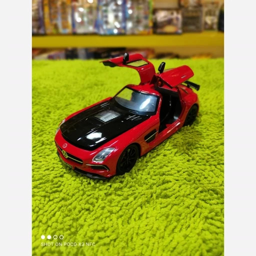 ماکت ماشین عقب کش فلزی بنز جی تی AMG مقیاس ۱/۲۴ کد B 2451