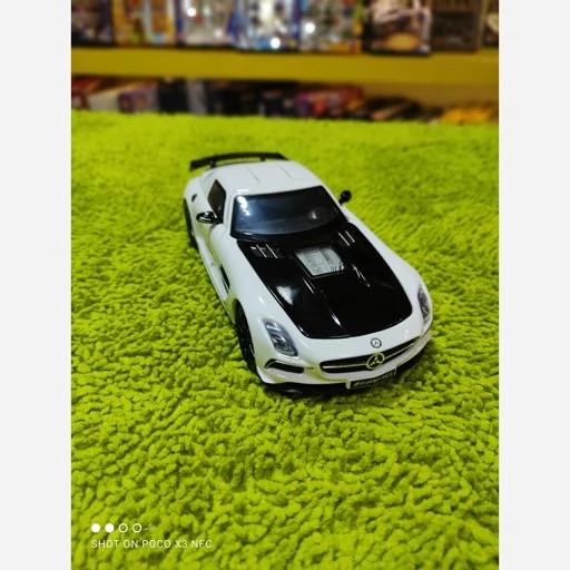 ماکت ماشین عقب کش فلزی بنز جی تی AMG مقیاس ۱/۲۴ کد B 2451