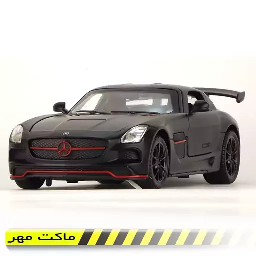 ماکت ماشین عقب کش فلزی بنز جی تی AMG مقیاس ۱/۲۴ کد B 2451