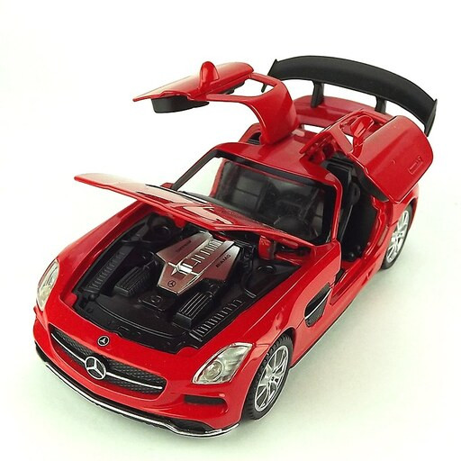 ماکت ماشین عقب کش فلزی بنز جی تی AMG مقیاس ۱/۲۴ کد B 2451