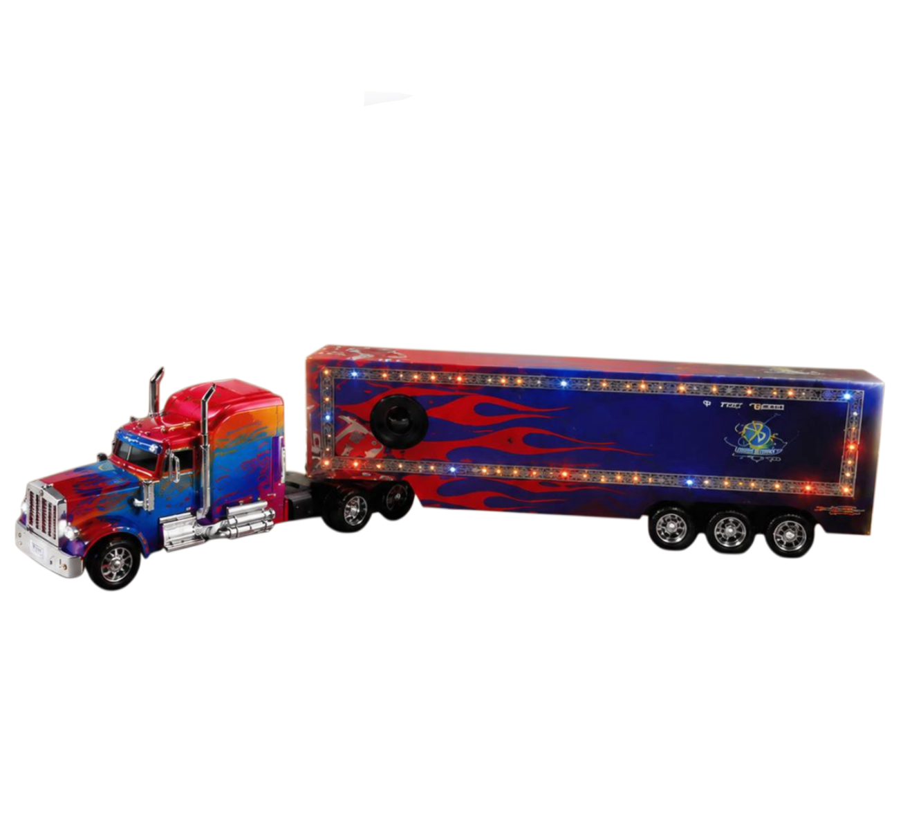 تریلی کنترلی غول‌پیکر heavy truck سایز بزرگ ۶۱ سانت شارژی چراغ‌دار دارای بلوتوث و اسپیکر کد ۸۷۲۲