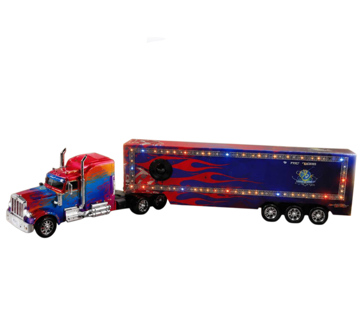 تریلی کنترلی غولپیکر heavy truck سایز بزرگ ۶۱ سانت شارژی چراغدار دارای بلوتوث و اسپیکر کد ۸۷۲۲