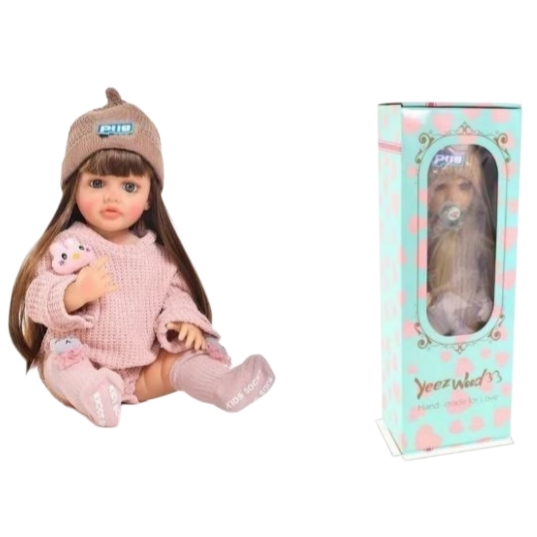 عروسک سیلیکونی سنسوری سخن گو ارتفاع 60 cm کد 1856