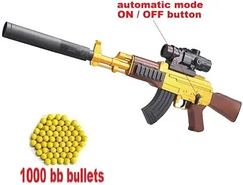 تفنگ شارژی فلزی دوربین دار Ak47 کد 1020-2