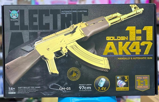 تفنگ شارژی فلزی دوربین دار Ak47 کد 1020-2
