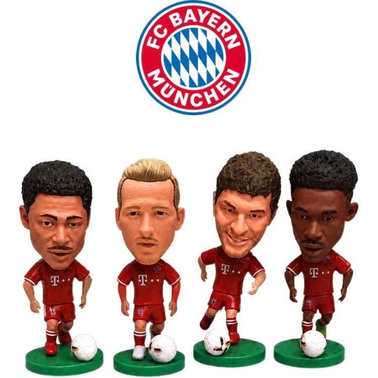 فیگور ست ۴ عددی باشگاه بایرن مونیخ(Bayern munchen) شامل ستاره‌های محبوب کین ، مولر و... در ابعاد: ۷ × ۳ سانتی‌متر