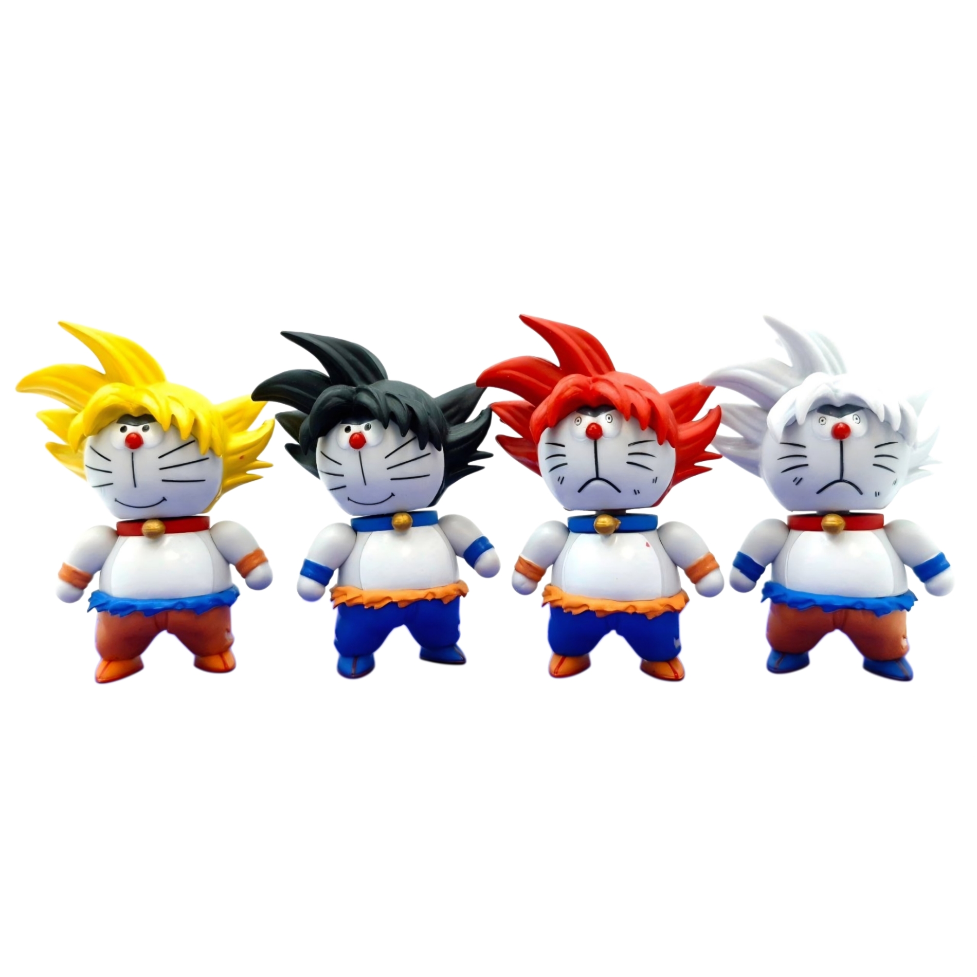 فیگور ست ۴ عددی دورائمون دراگون doraemon x dragon ball در ابعاد ۱۰ در ۵ سانت