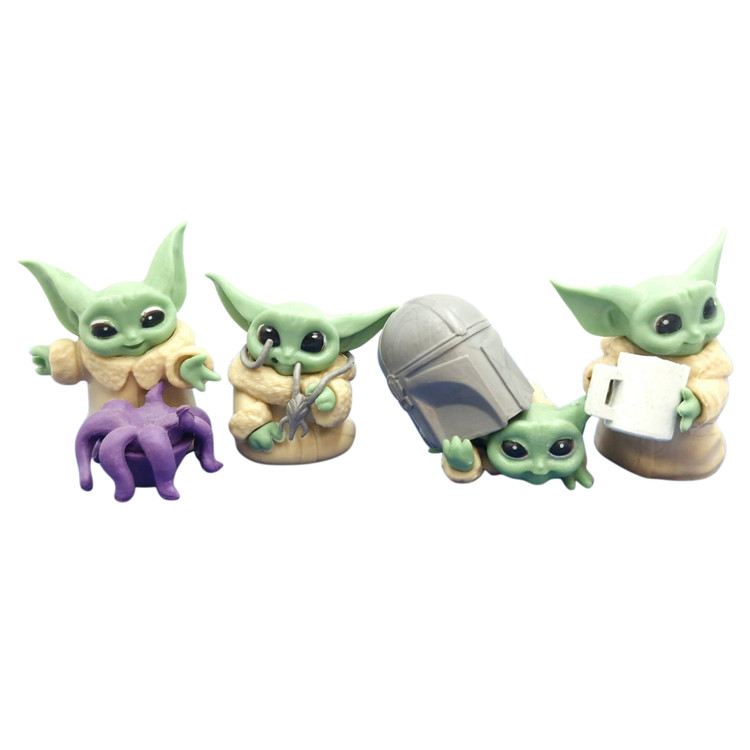 فیگور ست ۱۰ عددی بچه یودا baby yoda در ابعاد ۶ در ۴ سانت