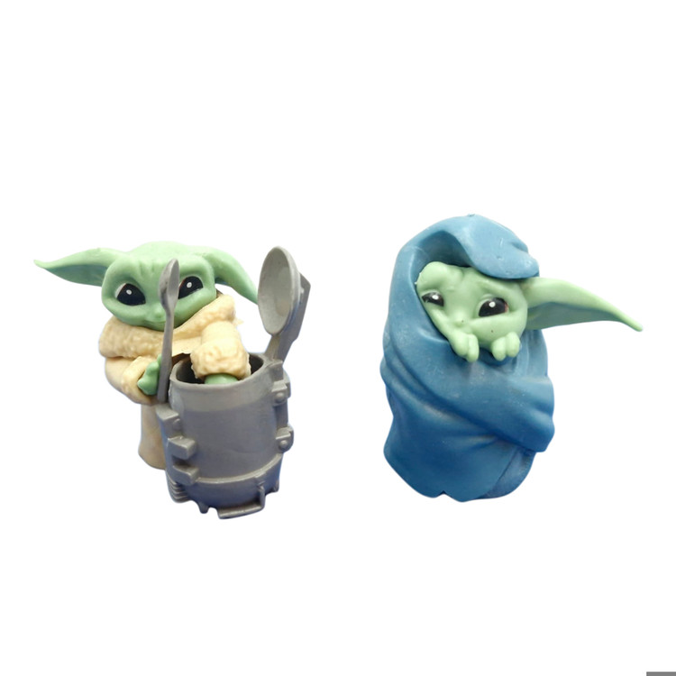 فیگور ست ۱۰ عددی بچه یودا baby yoda در ابعاد ۶ در ۴ سانت