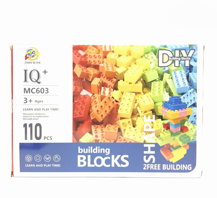 لگو ساختنی کلاسیک ۱۱۰ قطعه رنگارنگ در ابعاد مختلف برند CHAO QI XIA کد MC603