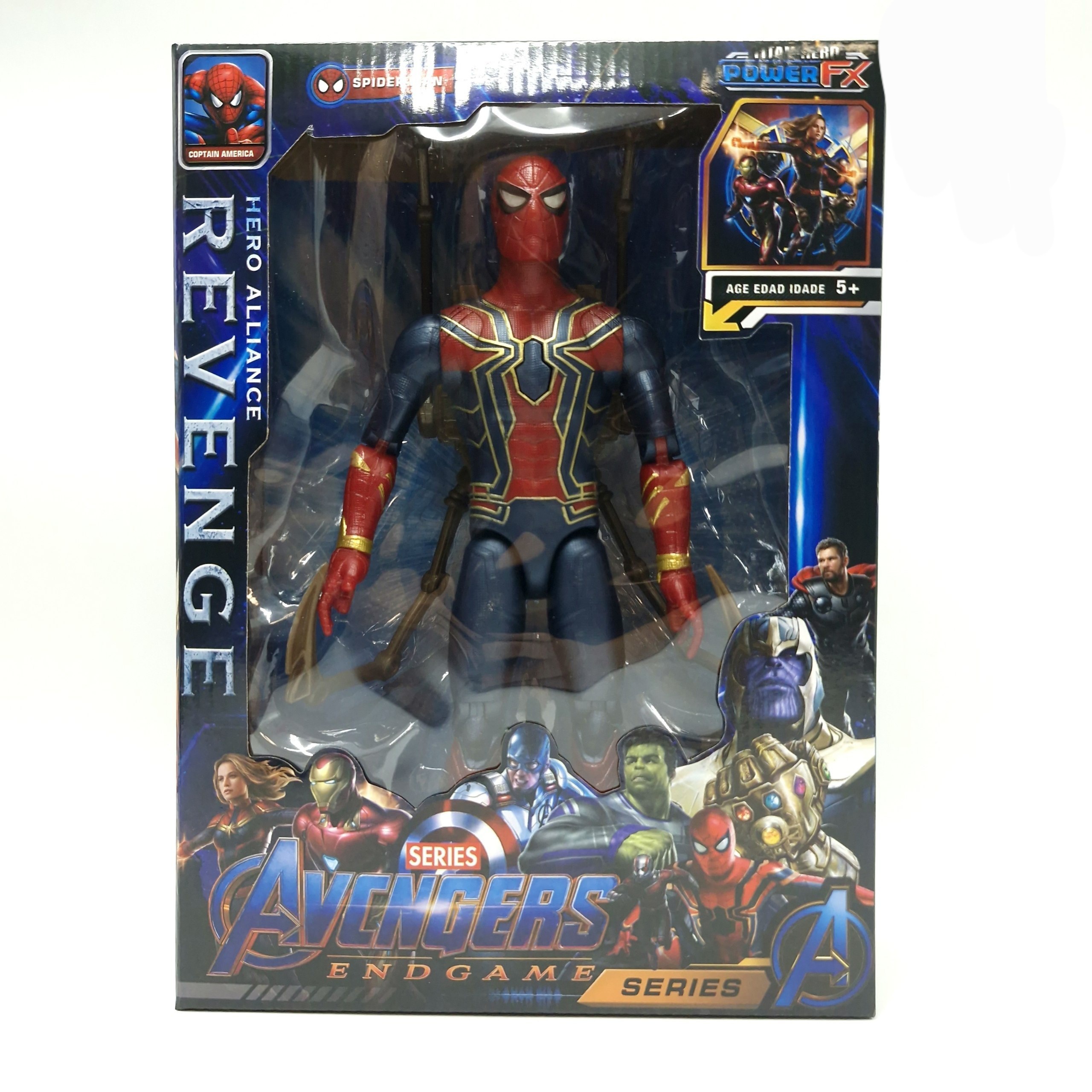 اکشن فیگور اسپایدرمن miles morales برند hero alliance سری Endgame power FX کد ۸۹۸۳۱۱
