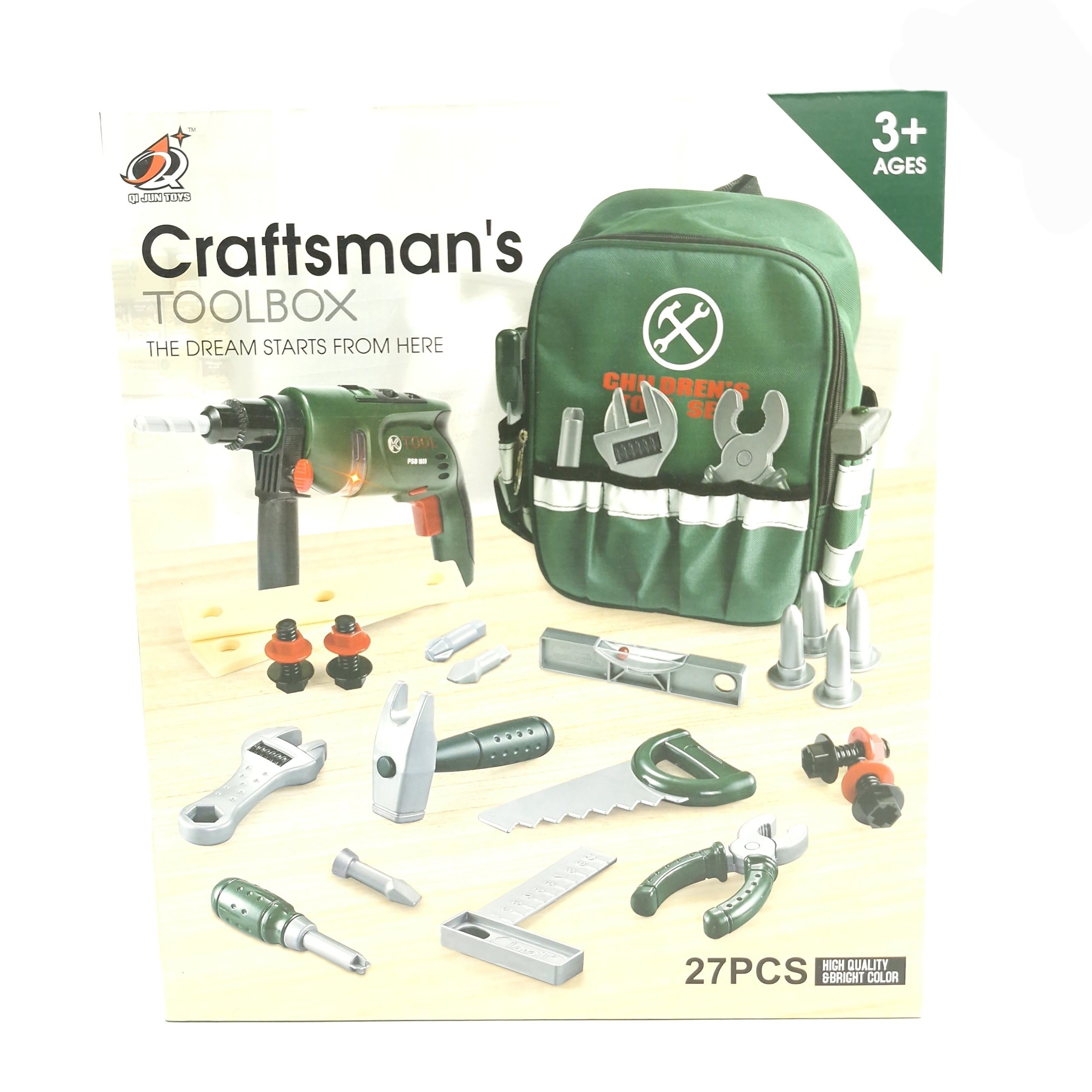 ست کیف جعبه ابزار مهندسی carftsman برند qi jun toys کد G234