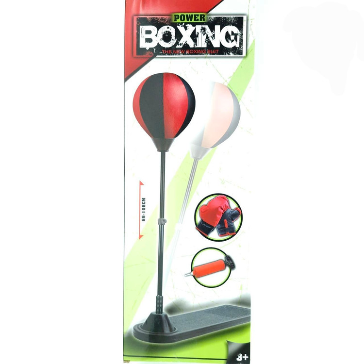 کیسه بوکس ایستاده فنری ارتفاع قابل تنظیم ۶۹ تا ۱۰۶ سانت برند Power boxing کد ۸۰۵۶