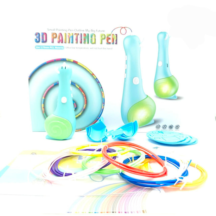 اسباب بازی قلم سه بعدی painting pen مدل حلزون سری creative DIY برند Rich fish toys کد 990B