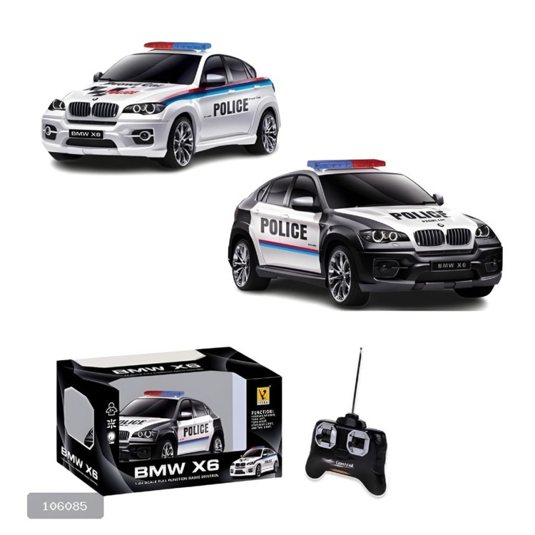 ماشین پلیس کنترلی BMW X6 شارژی مقیاس 1.14 کد 1401_866