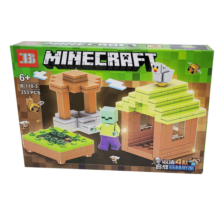 لگو ساختنی ماینکرافت Minecraft چراغدار ست 4 عددی کد 128254