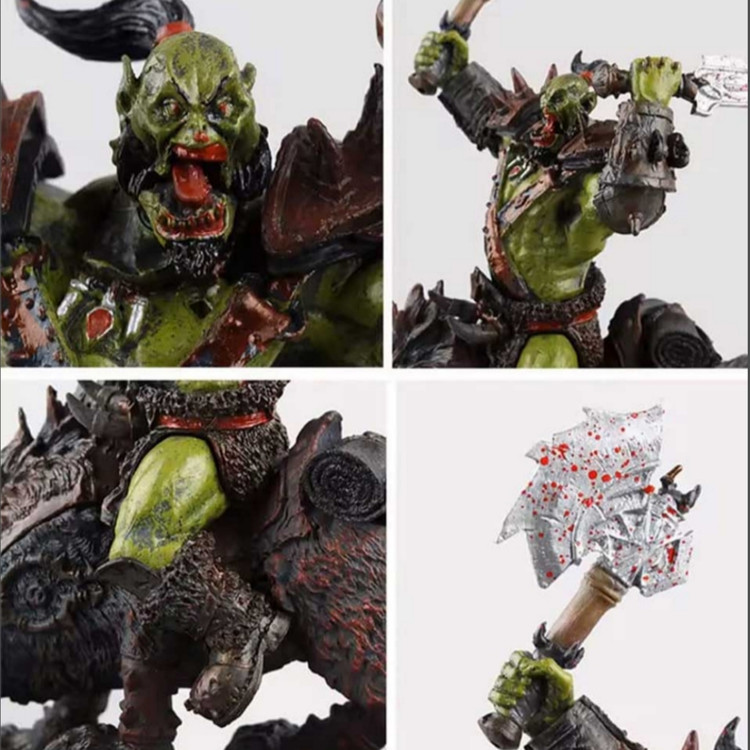اکشن فیگور اورجینال گرگسوار وارکرفت Riding Wolf | Warcraf ارتفاع 35cm