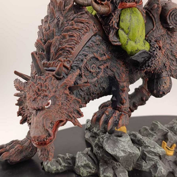 اکشن فیگور اورجینال گرگسوار وارکرفت Riding Wolf | Warcraf ارتفاع 35cm