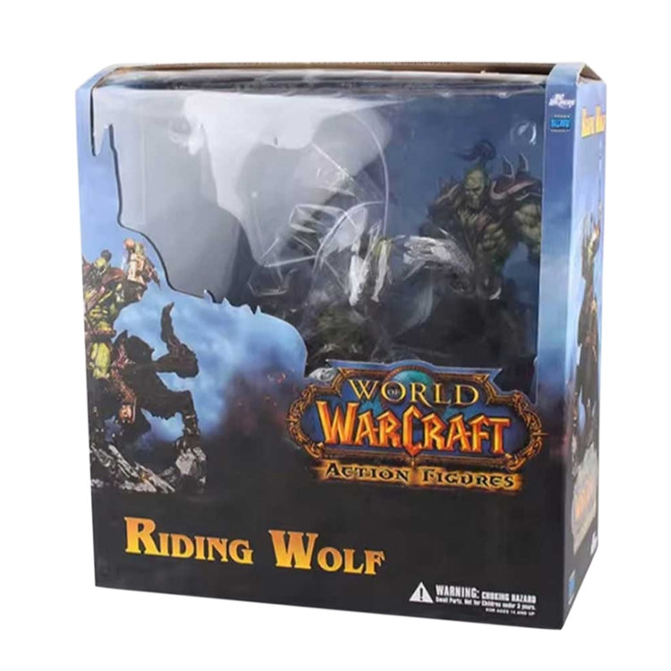 اکشن فیگور اورجینال گرگسوار وارکرفت Riding Wolf | Warcraf ارتفاع 35cm