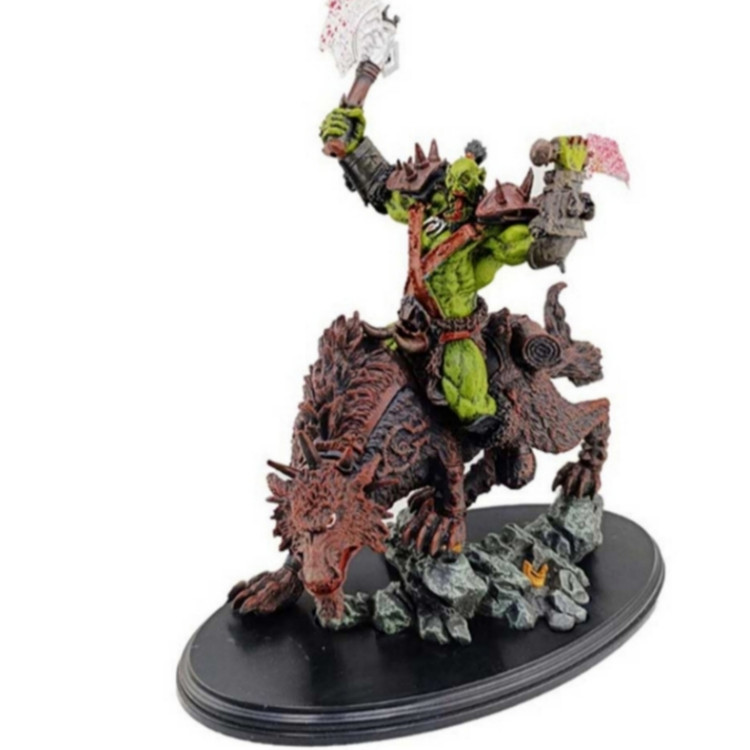 اکشن فیگور اورجینال گرگسوار وارکرفت Riding Wolf | Warcraf ارتفاع 35cm