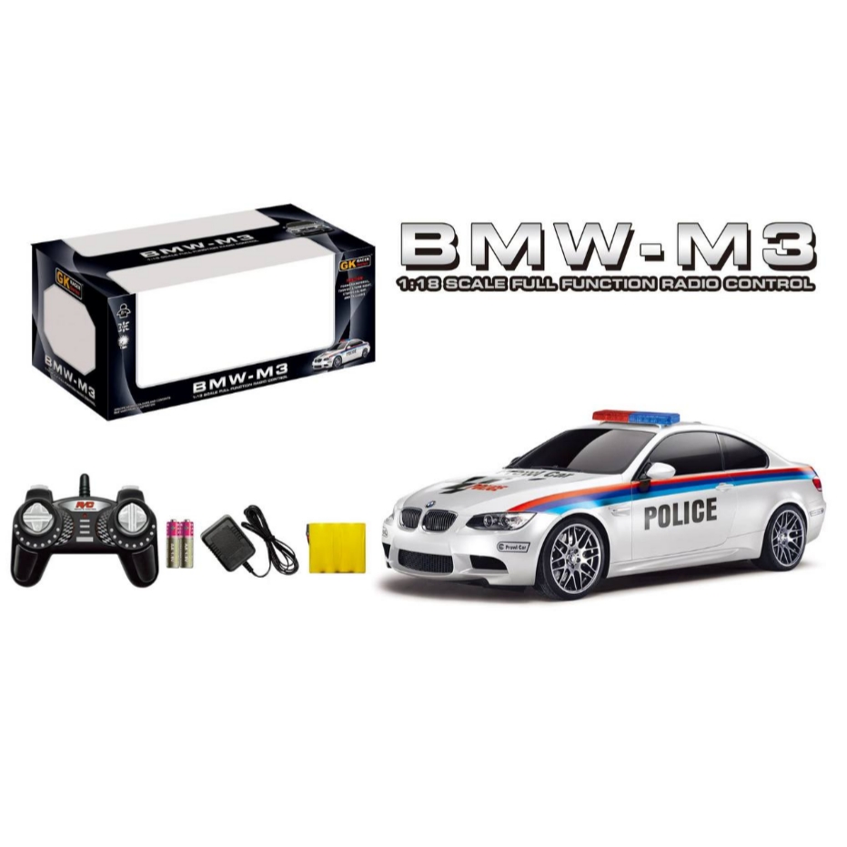 ماشین پلیس کنترلی شارژی BMW M3 کد 866-1803PB