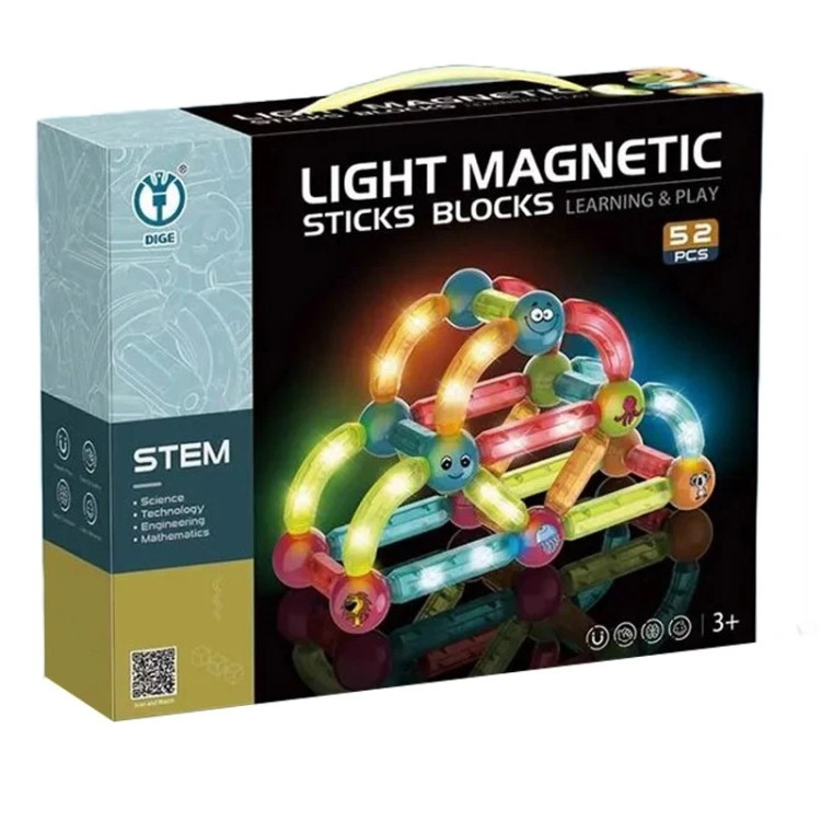 لگو ساختنی مدل Light magnetic sticks blocks کد ۸۹۰۶